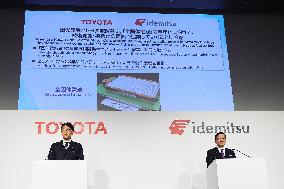 Toyota and Idemitsu to mass-produce all-solid-state batteries